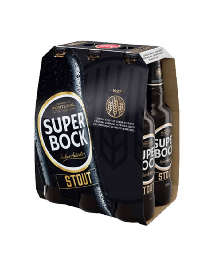 Cerveja Super Bock Stout Six-Pack 330ml X 6
